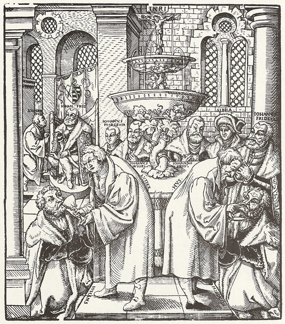 Martin Luther und Jan Hus (2. Hälfte des 16. Jahrhunderts)
